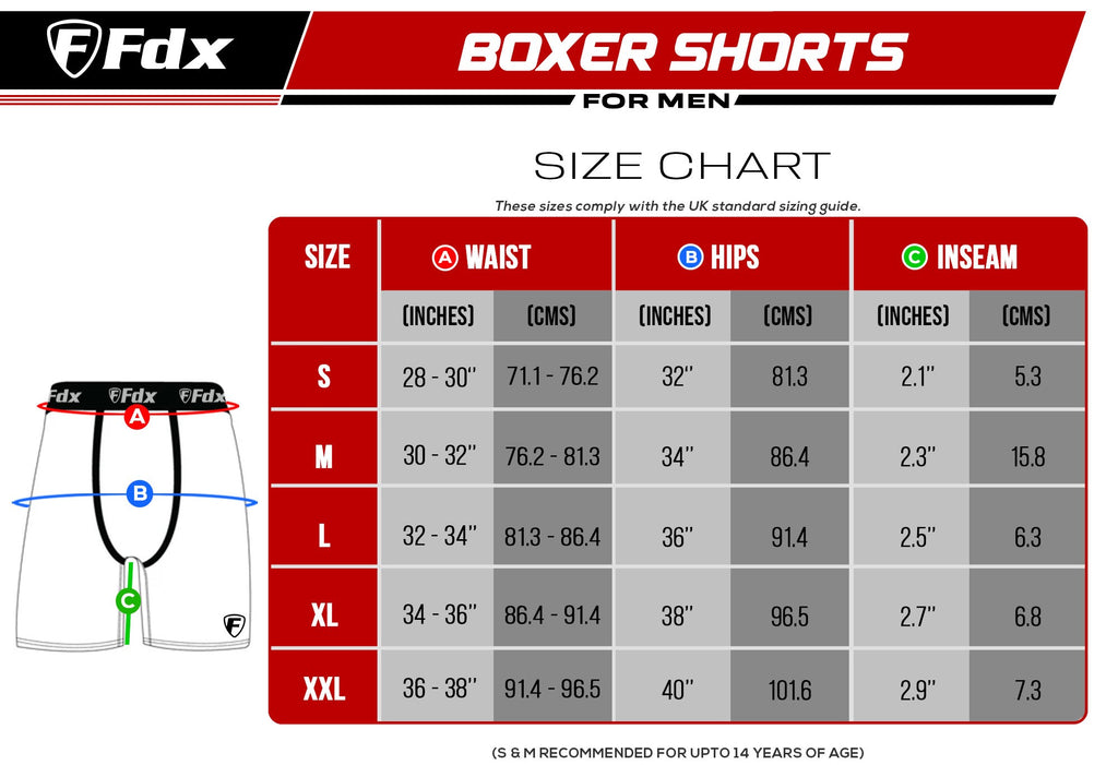 Fdx IT Black Men's Compression Boxer Shorts