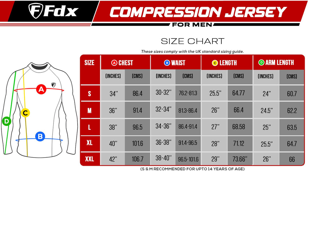 Fdx Thermolinx Navy Blue Men's Base Layer Winter Compression Top