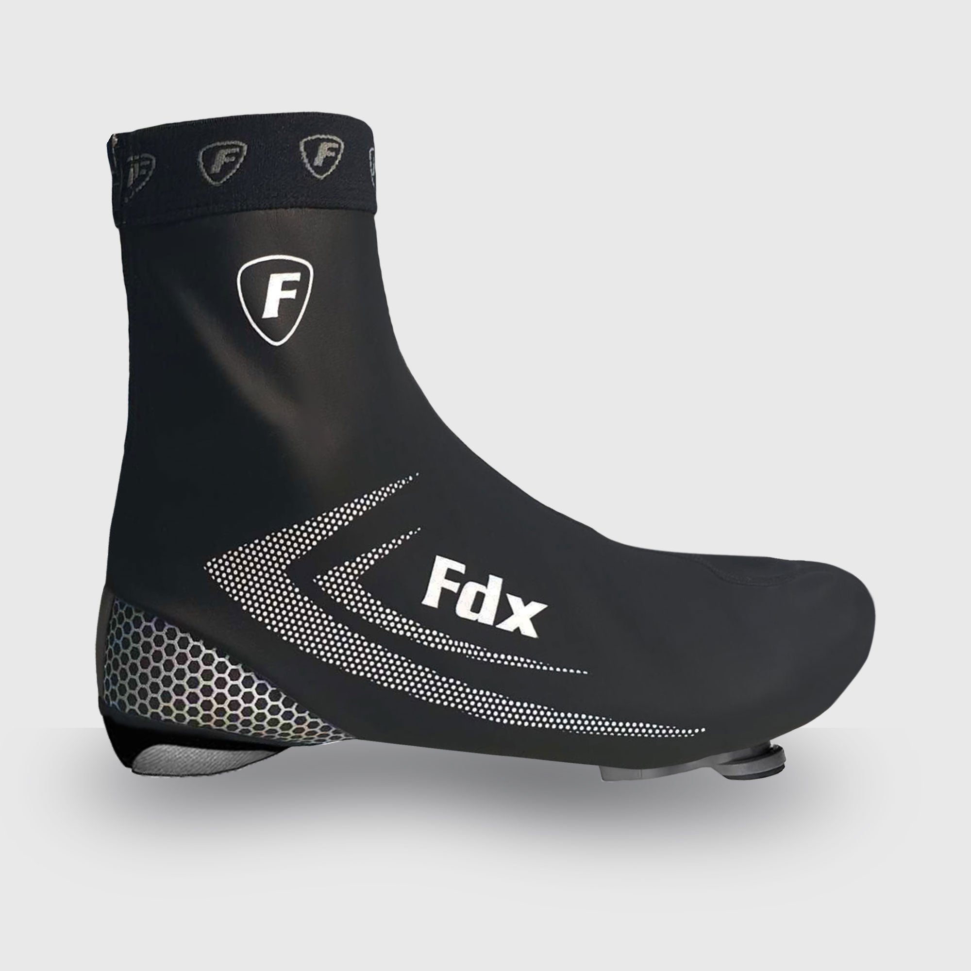 Fdx SC1 360° Reflective Black Cycling Shoe Covers