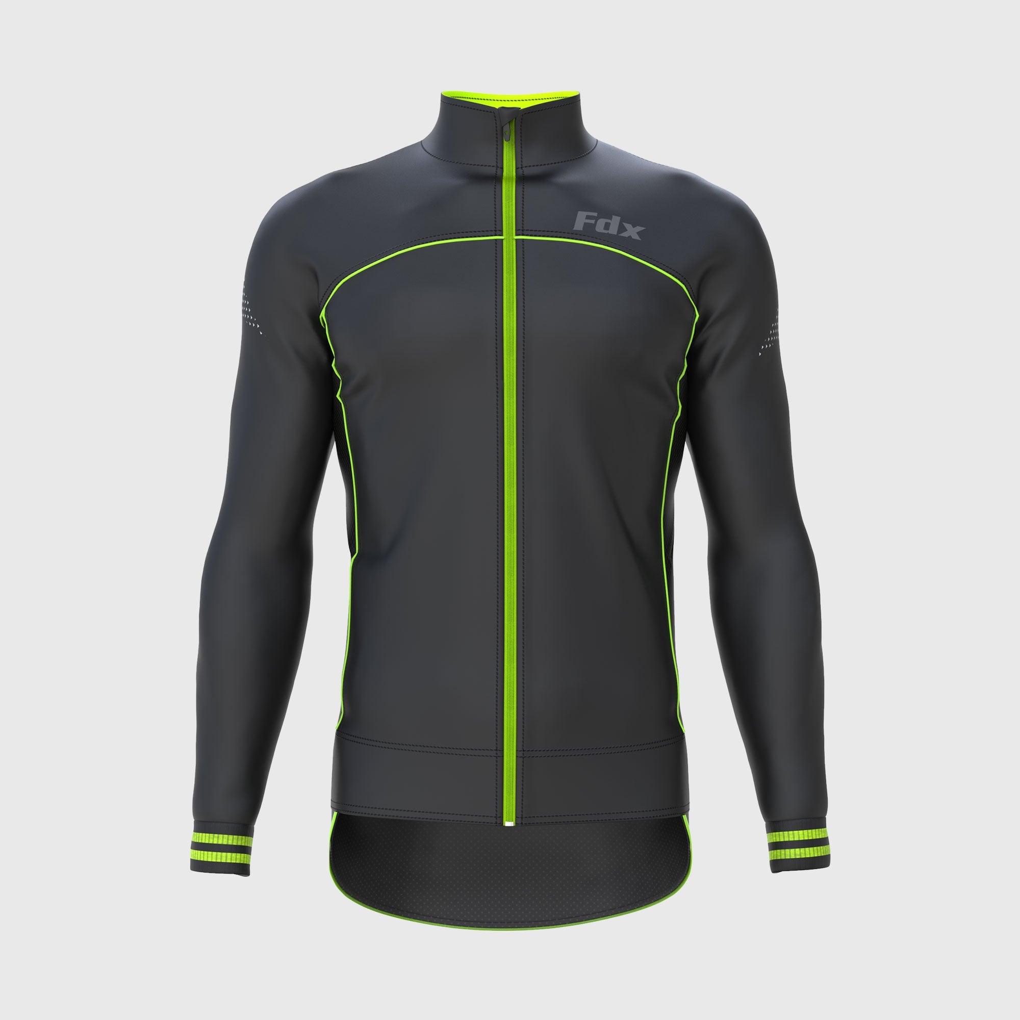 Fdx Apollux Green Men's Windproof Cycling Jacket
