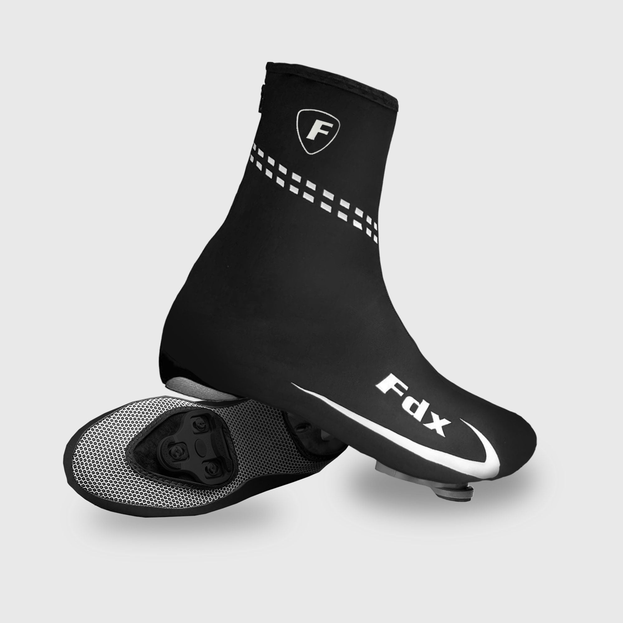Fdx SC3 Black Cycling Shoe Covers
