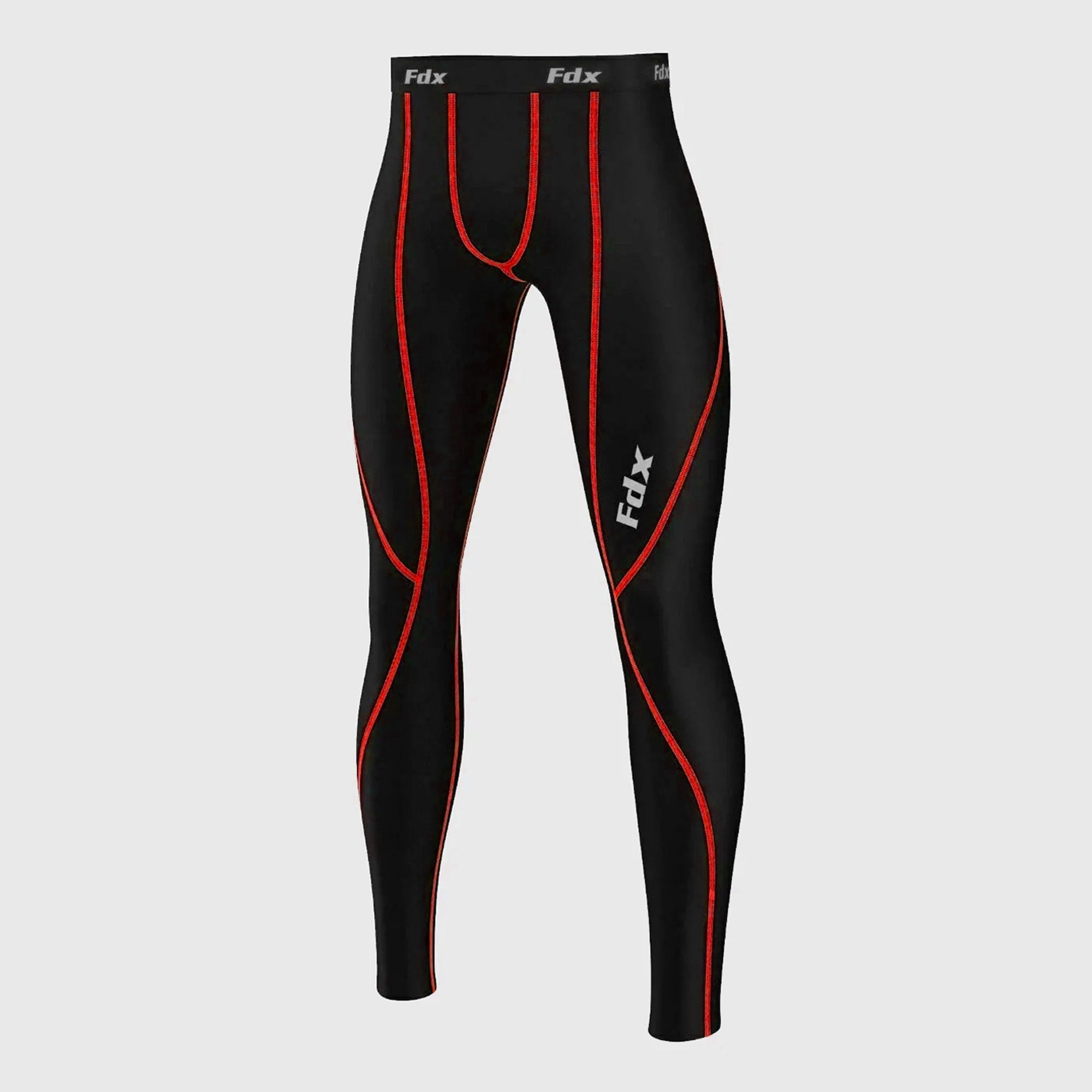 Fdx Thermolinx Red Men's Winter Compression Tights