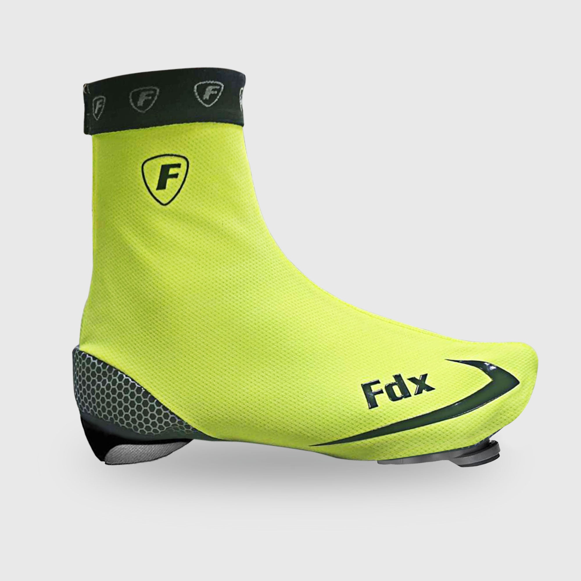 Fdx SC2 Fluorescent Yellow Cycling Shoe Covers