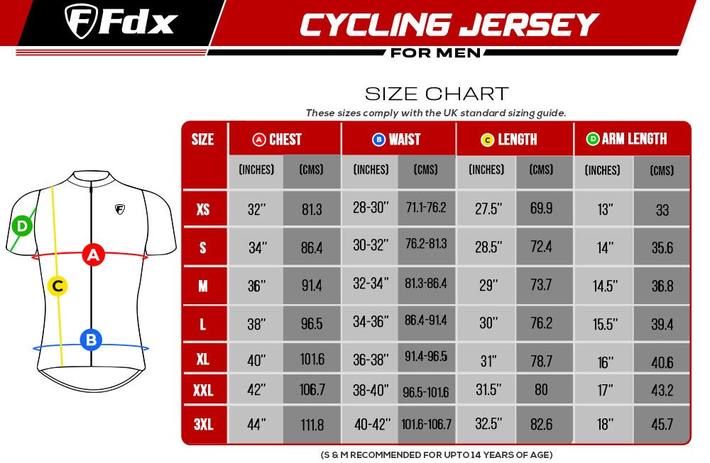 Fdx Vertex Yellow Men's Short Sleeve Summer Cycling Jersey