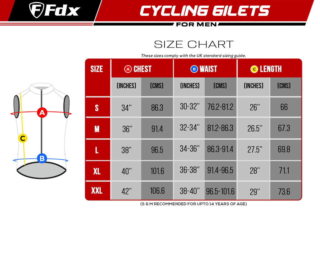 Fdx Dart Yellow Men's Cycling Gilet