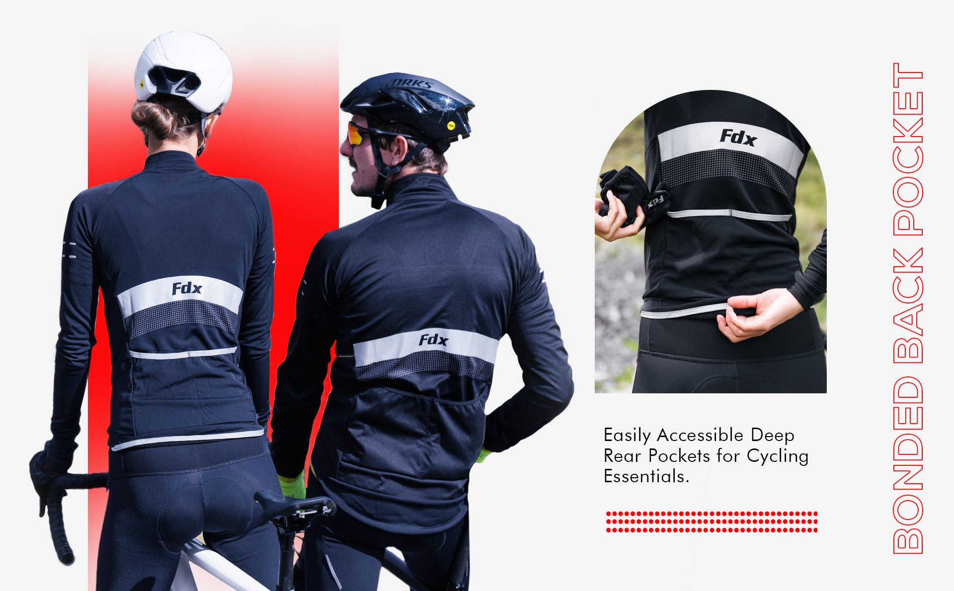 Fdx Black & Yellow Thermal Long Sleeve Cycling Jersey Bib Tights Windproof WaterResistant Hi Viz Reflector & Pocket Winter Men Women Cycling Gear US