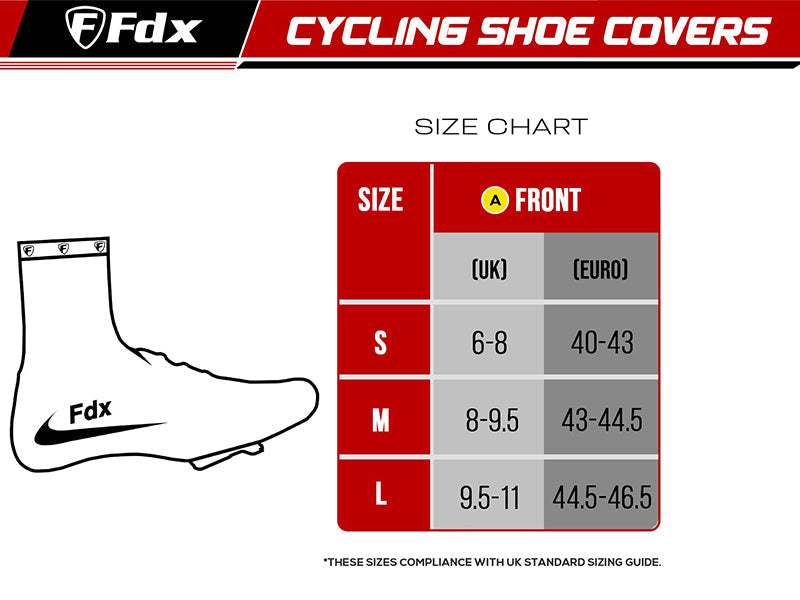 Fdx SC1 360° Reflective Grey Cycling Shoe Covers