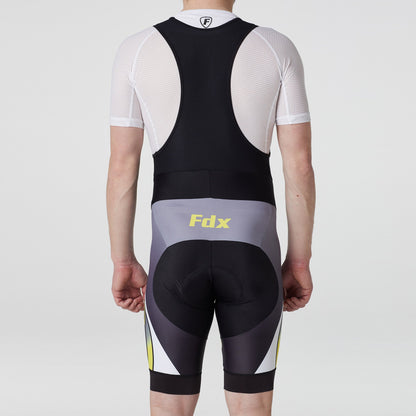 Fdx Signature Yellow Men's Padded Summer Cycling Bib Shorts