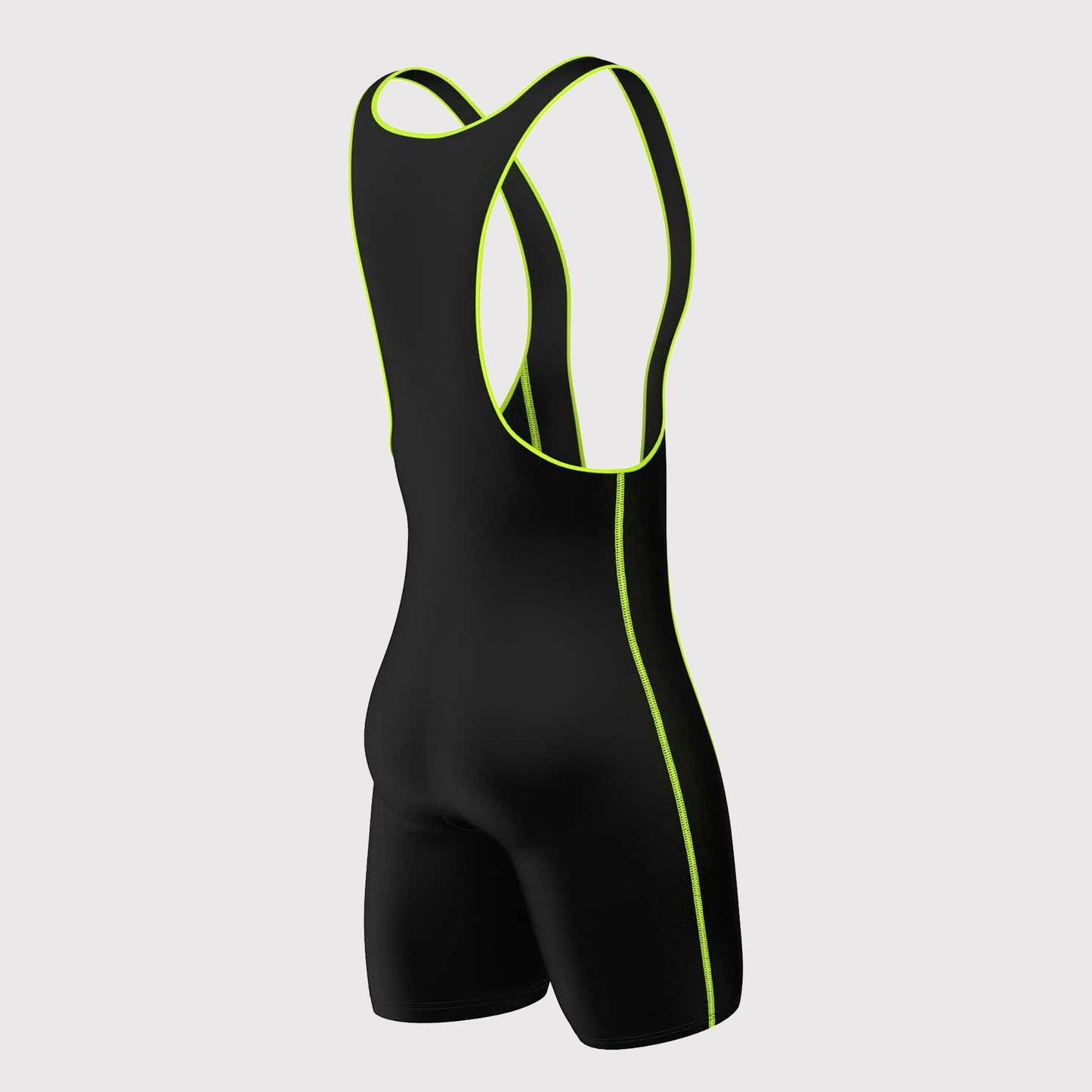 Fdx Competition Yellow Men's  Padded Bib Shorts