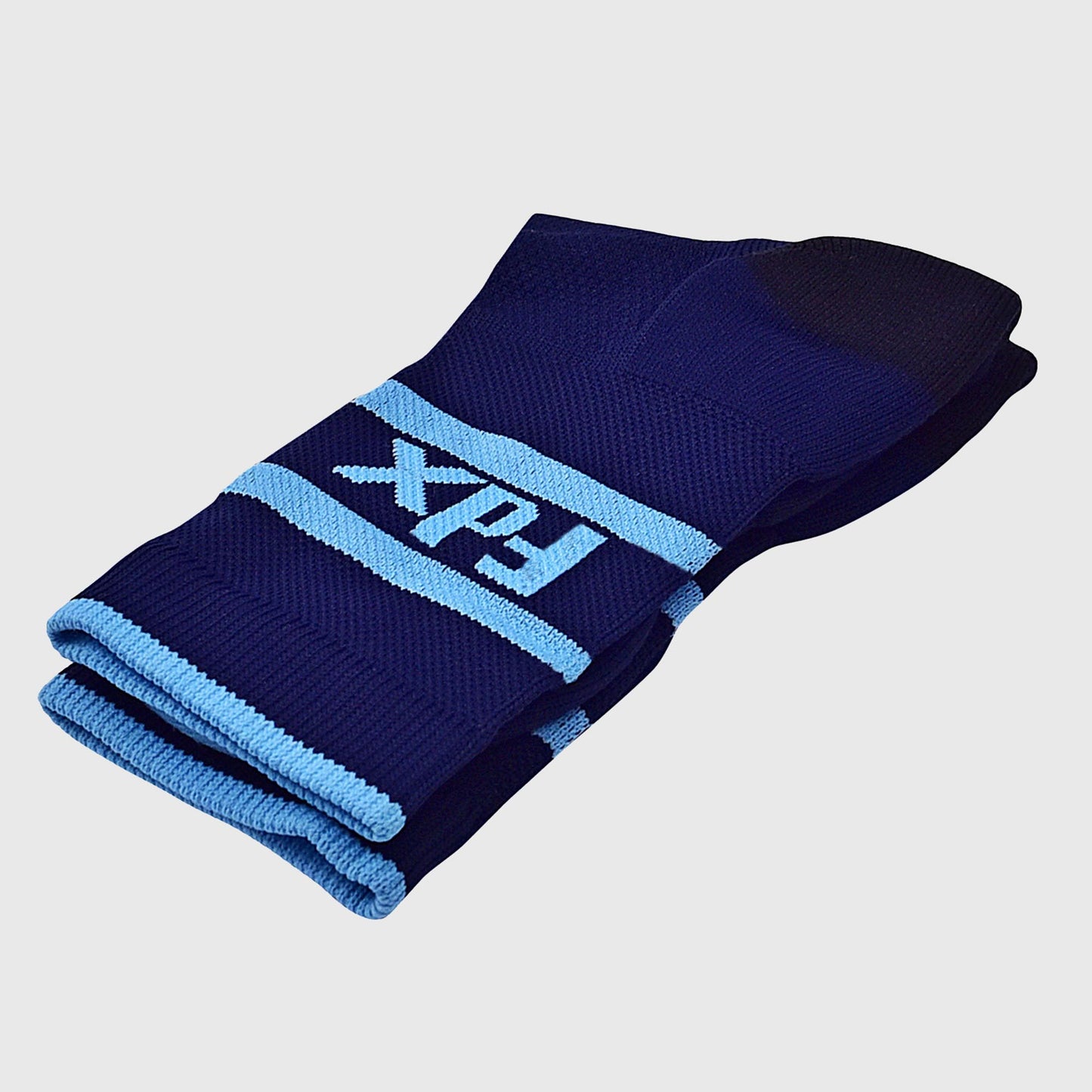 Fdx Navy Blue Compression Socks for Cycling & Running