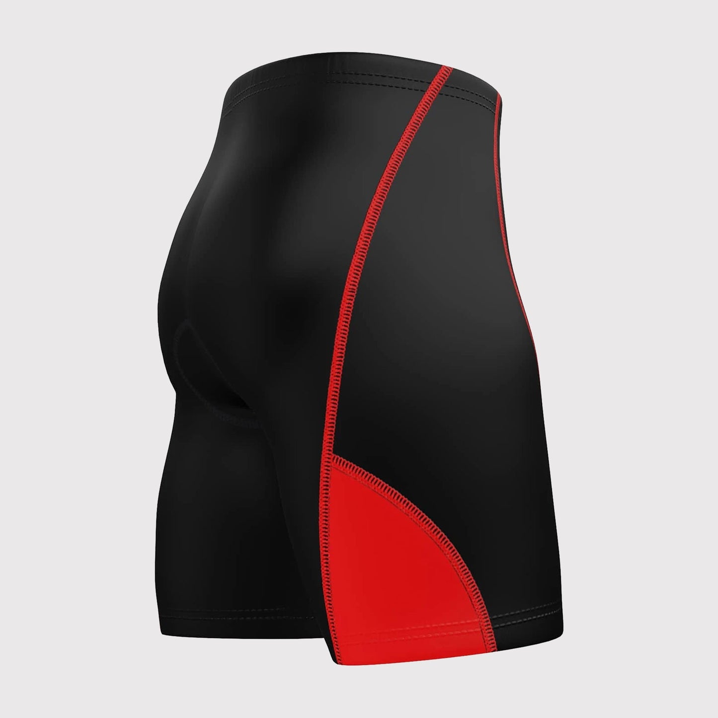 Fdx Ezflow Red Men's Anti-Bac Padded Summer Cycling Shorts