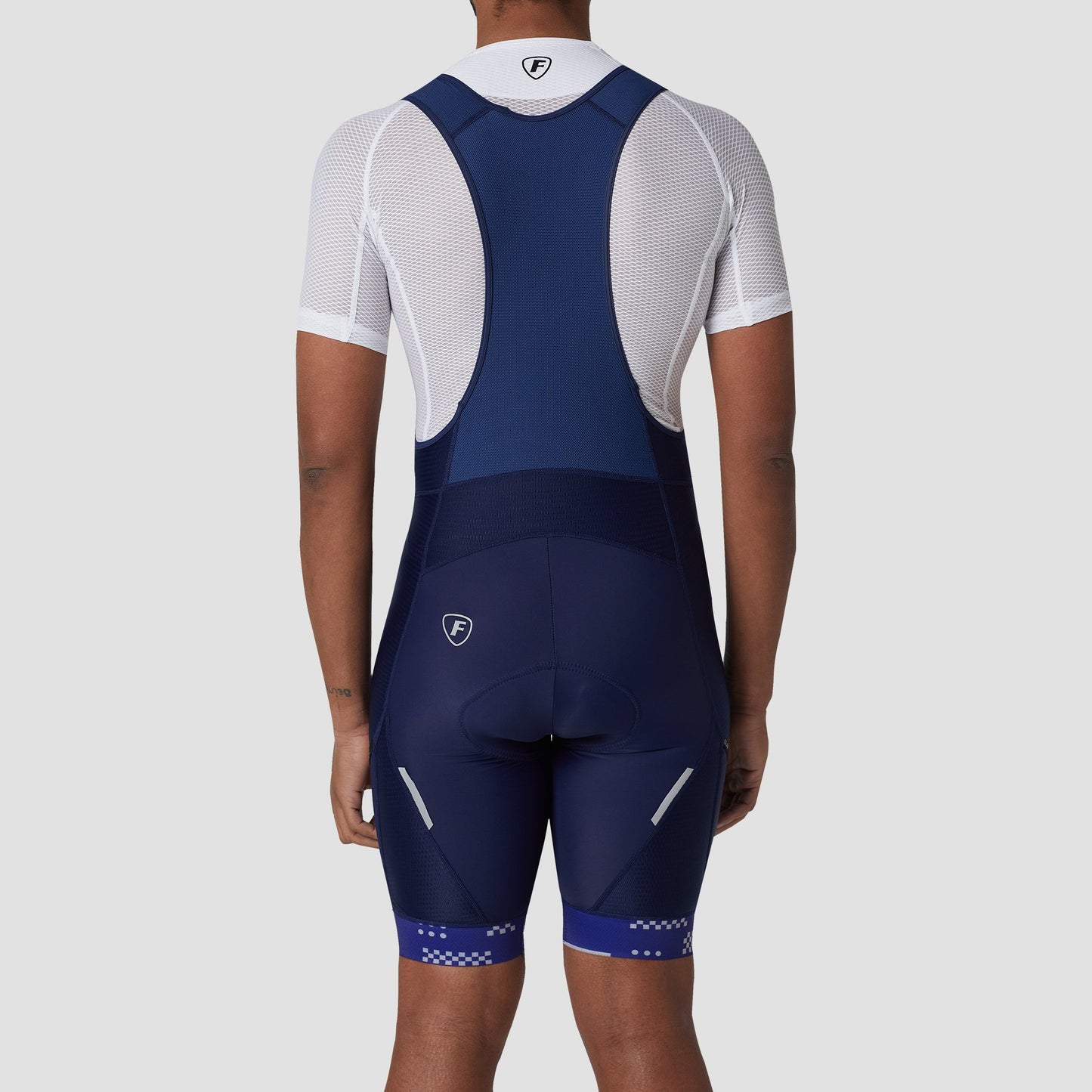 Fdx Men's Set All Day Blue Short Sleeve Jersey & Bib Shorts