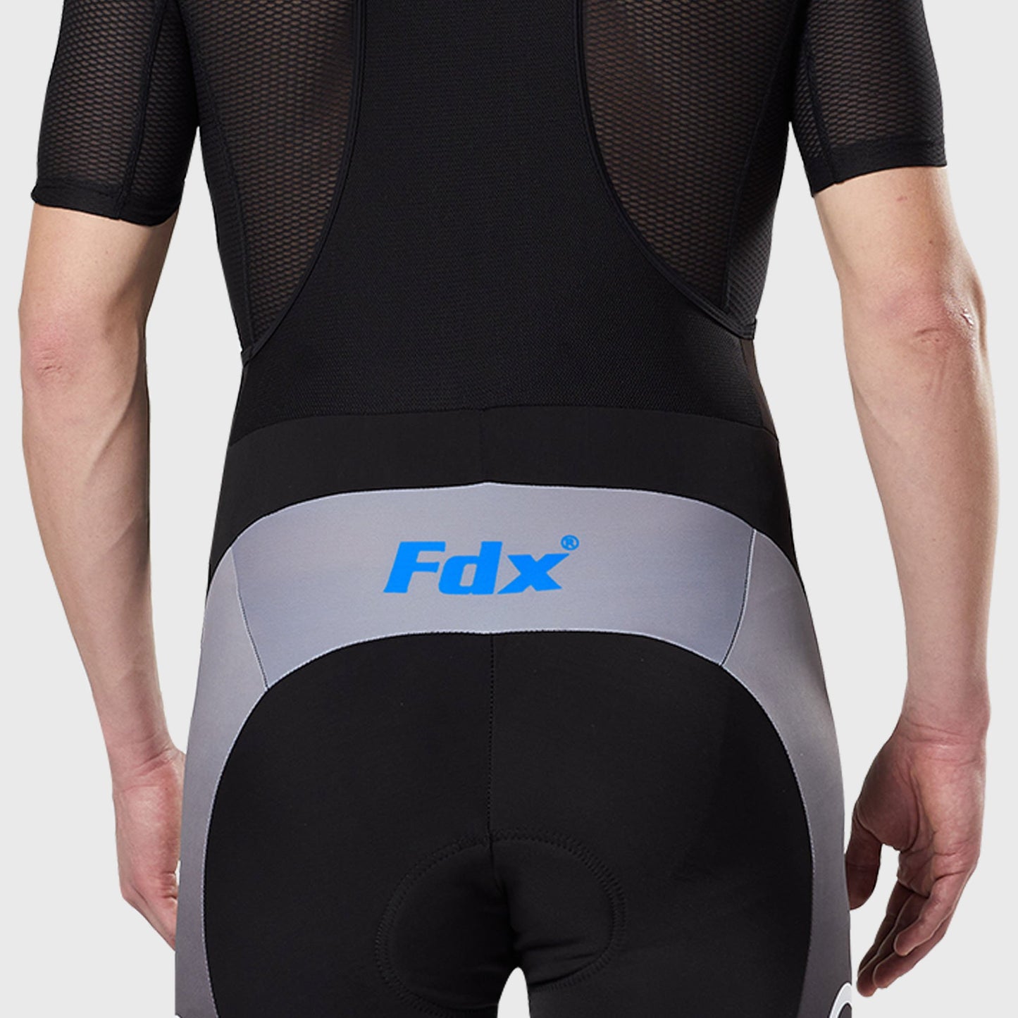 Fdx Men's Set Signature Thermal Roubaix Long Sleeve Cycling Jersey & Bib Tights - Blue