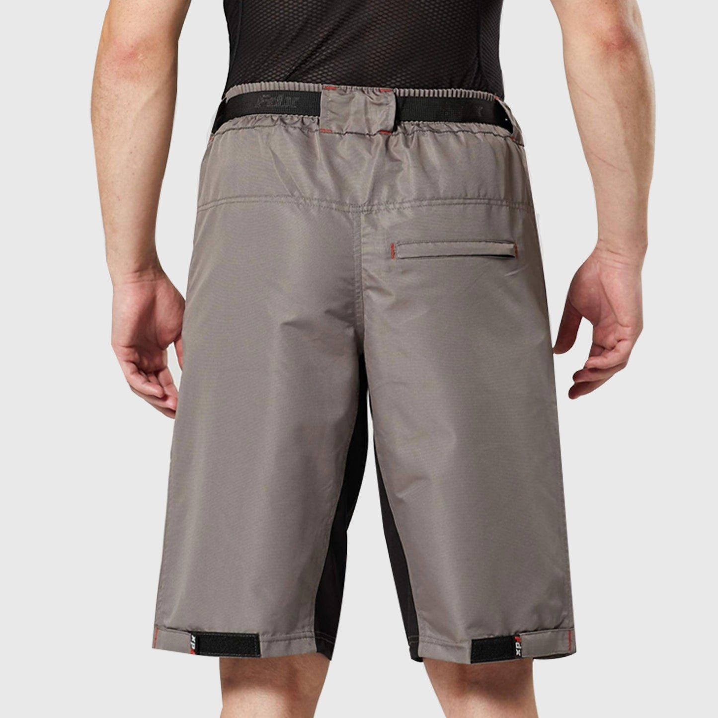 Fdx Drifter Grey Men's MTB Padded Summer Cycling Shorts