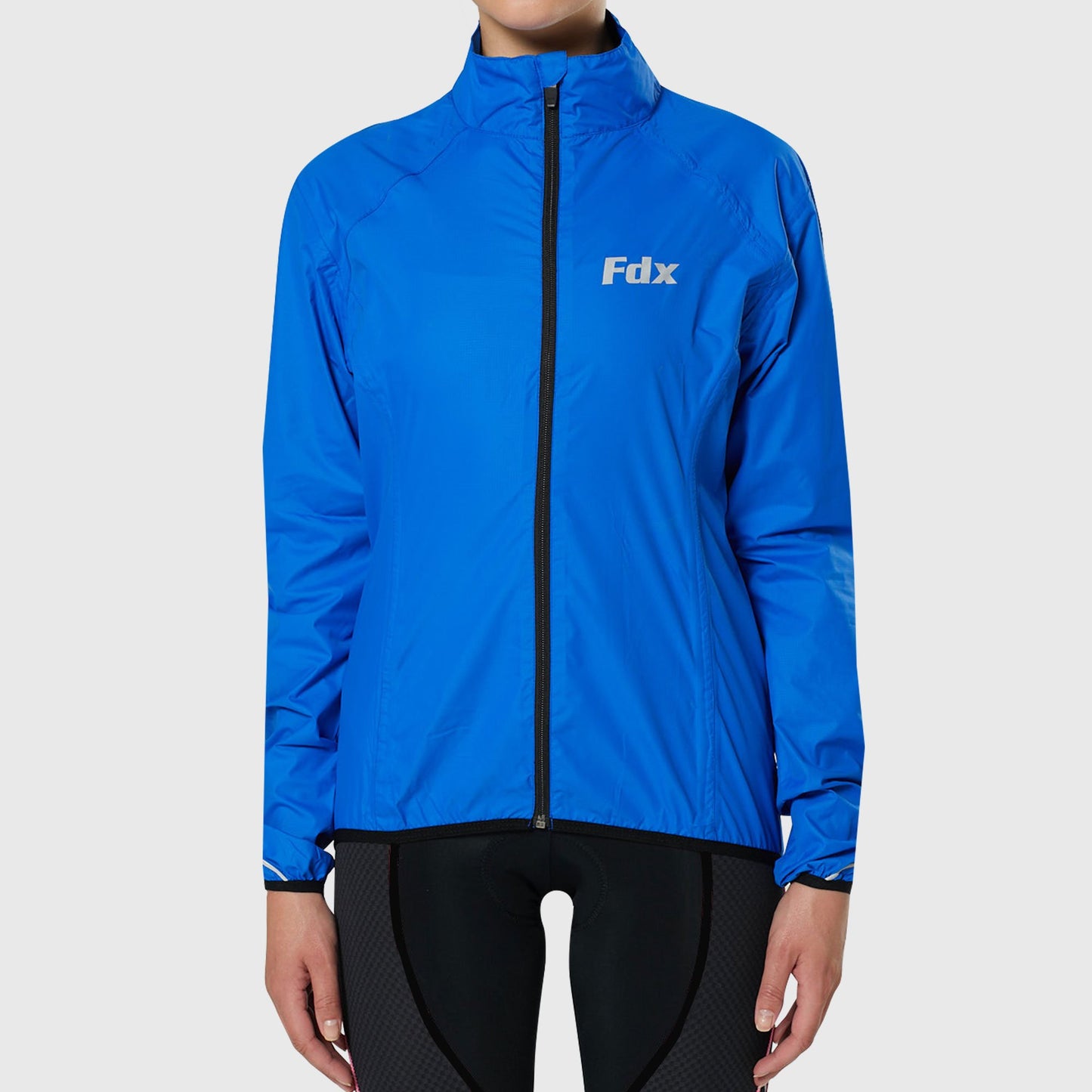 Fdx J20 Blue Women's Windproof & Waterproof Cycling Jacket