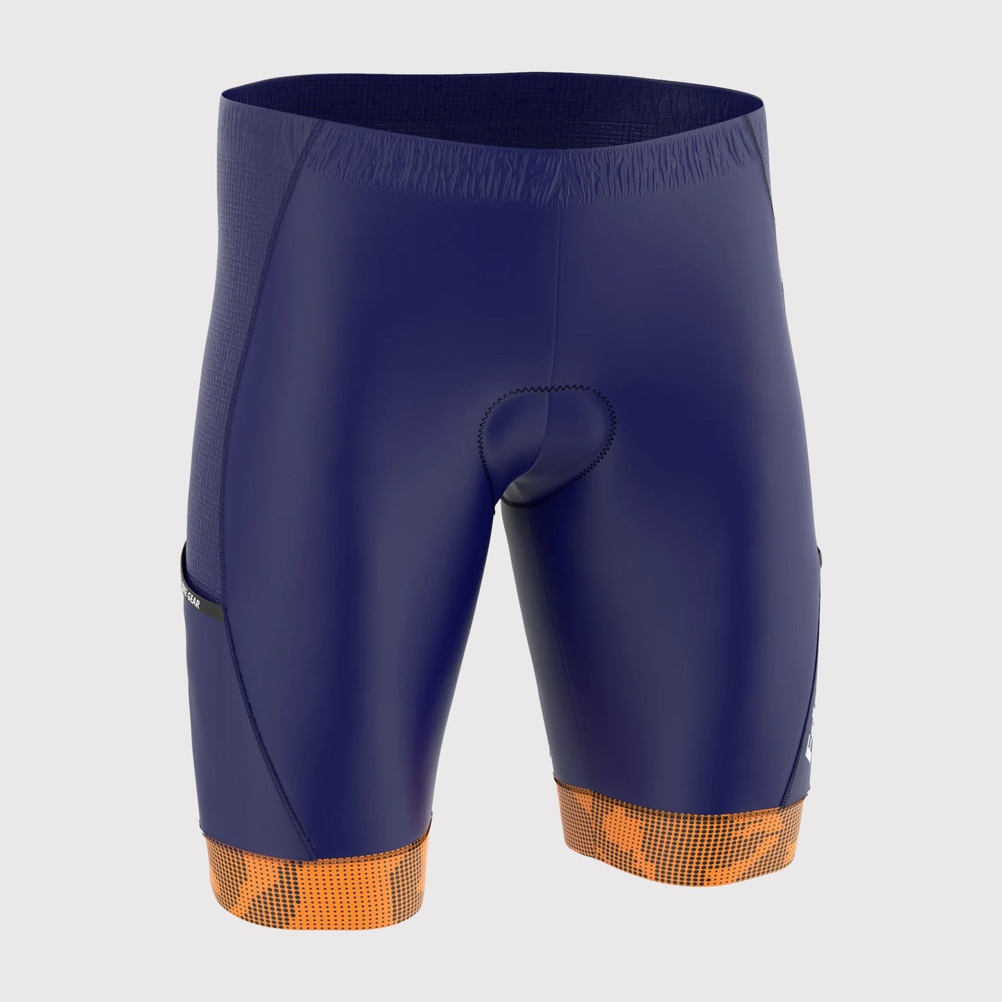 Fdx All Day Navy Blue Men's  Padded Summer Cycling Shorts