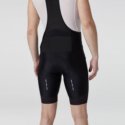 Fdx Duo Black Men's Padded Summer Cycling Cargo Bib Shorts