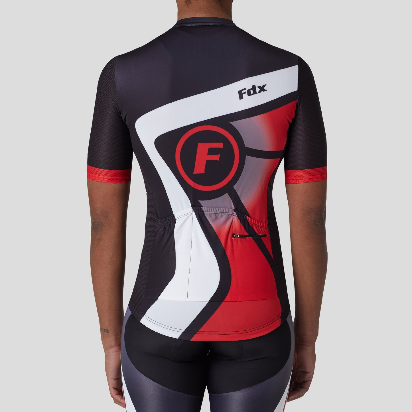 Fdx Signature Red Men's Short Sleeve Summer Cycling Jersey