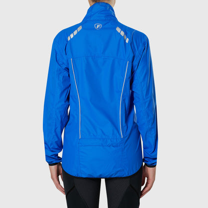 Fdx J20 Blue Women's Windproof & Waterproof Cycling Jacket