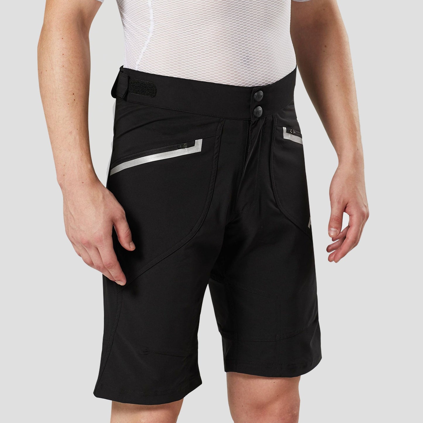 Fdx Nomad Black Men's MTB Summer Cycling Shorts