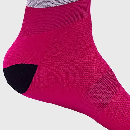 Fdx Pink Compression Socks for Cycling & Running