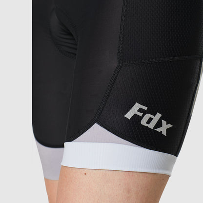 Fdx Essential Grey Men's Padded Cycling Shorts with Pockets