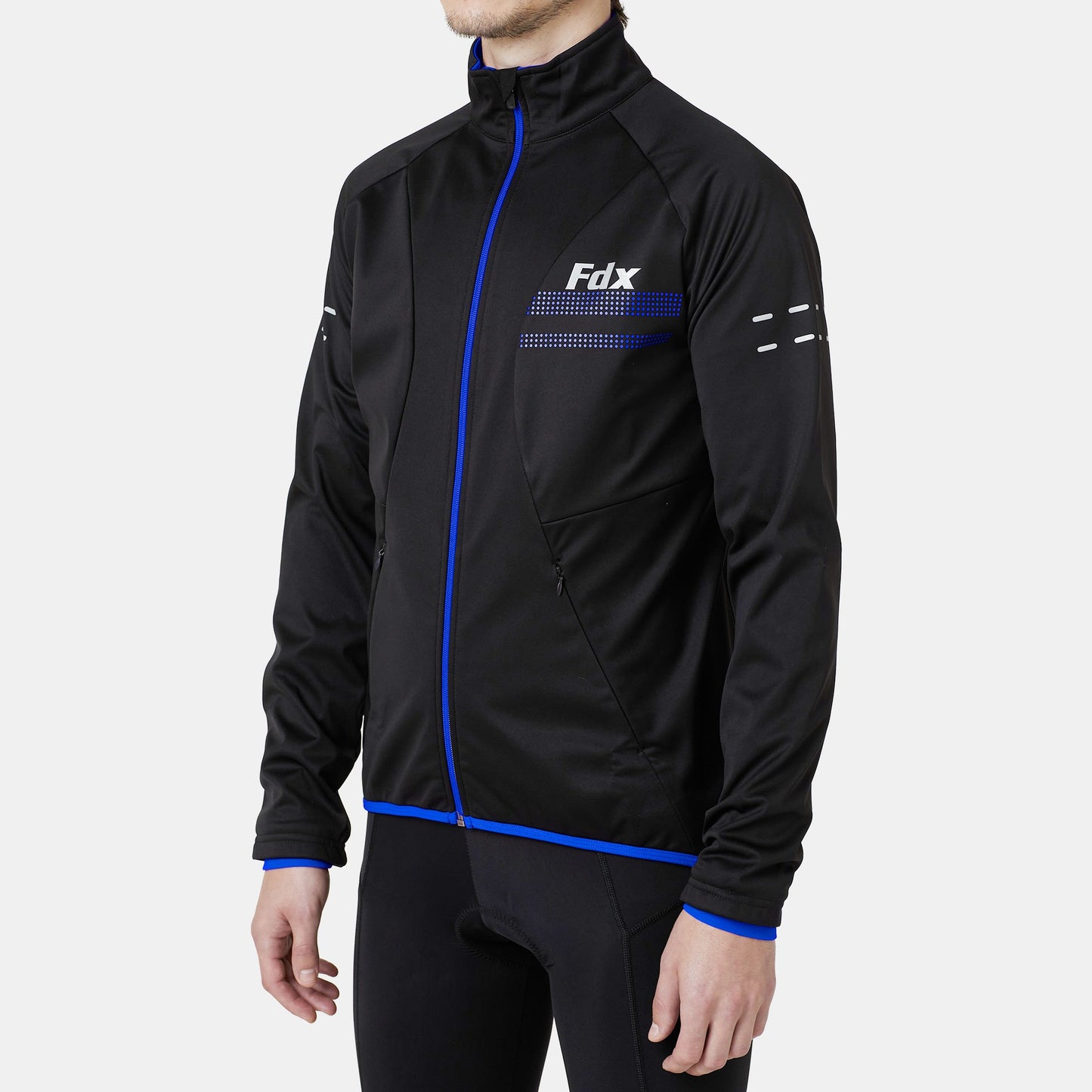 Fdx Arch Men's Blue Windproof & Water Resistant Cycling Jacket