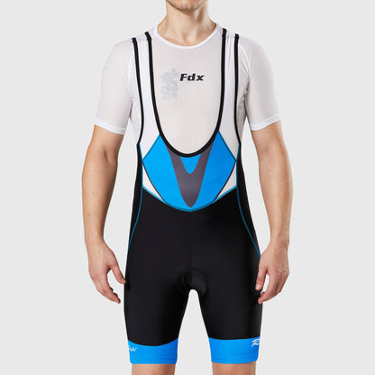 Fdx Velocity Blue Men's Summer Cycling Bib Shorts