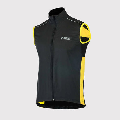 Fdx Dart Yellow Men's Cycling Gilet