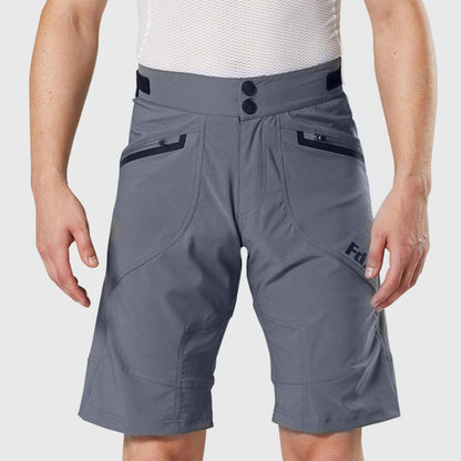 Fdx Nomad Grey Men's MTB Summer Cycling Shorts