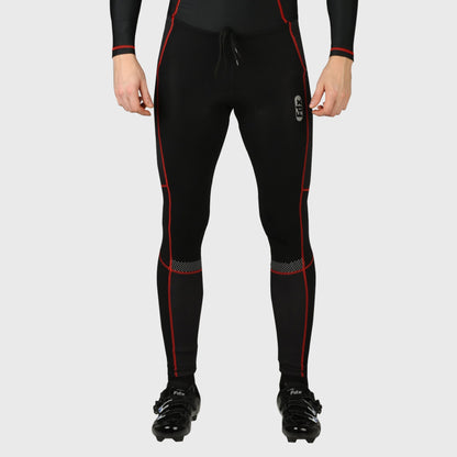 Fdx All Day Men's Red Thermal Padded Cycling Tights