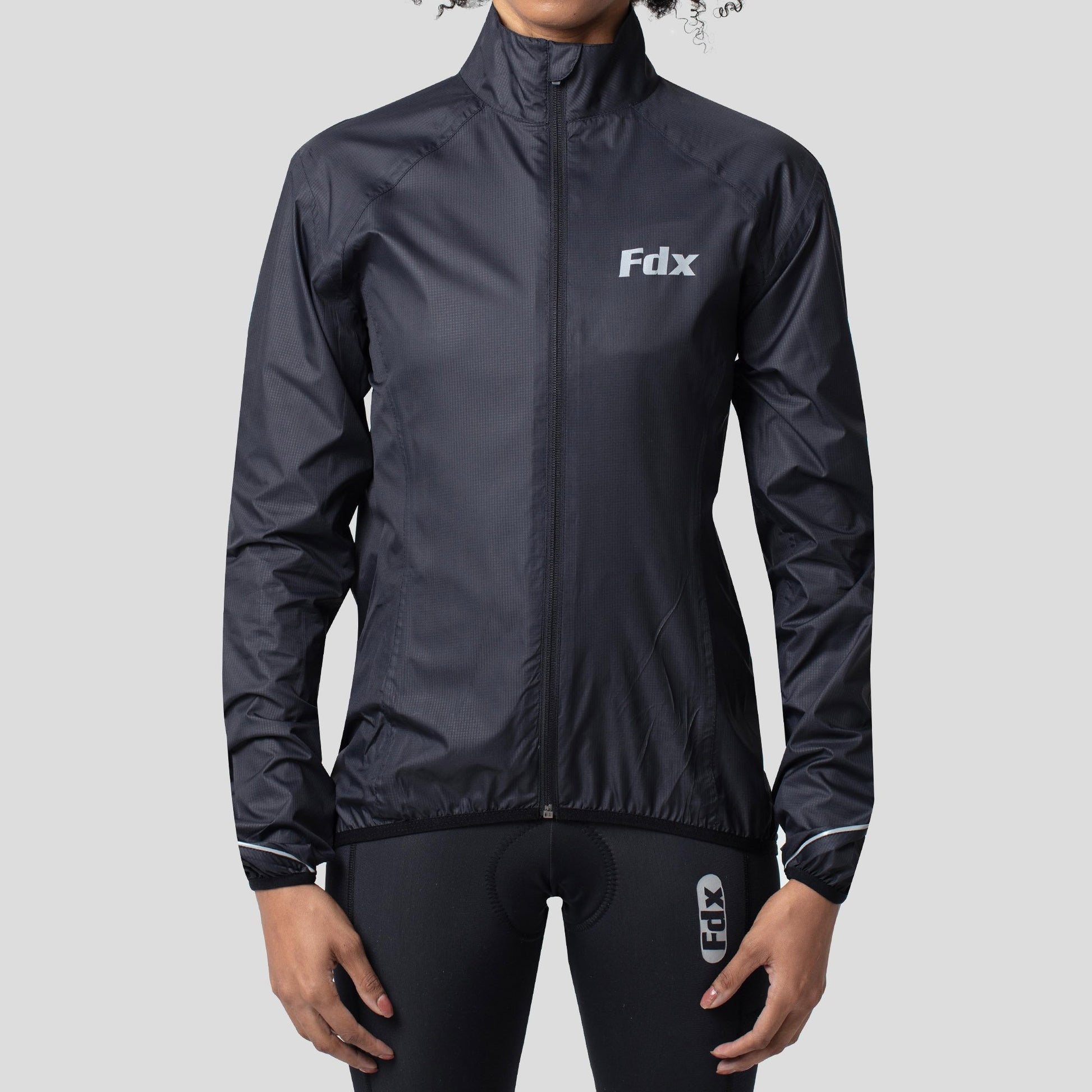 Fdx J20 Black Women's Windproof & Waterproof Cycling Jacket, S / Black Fdx J20 Black Women's Windproof & Waterproof Cycling Jacket, S / Black