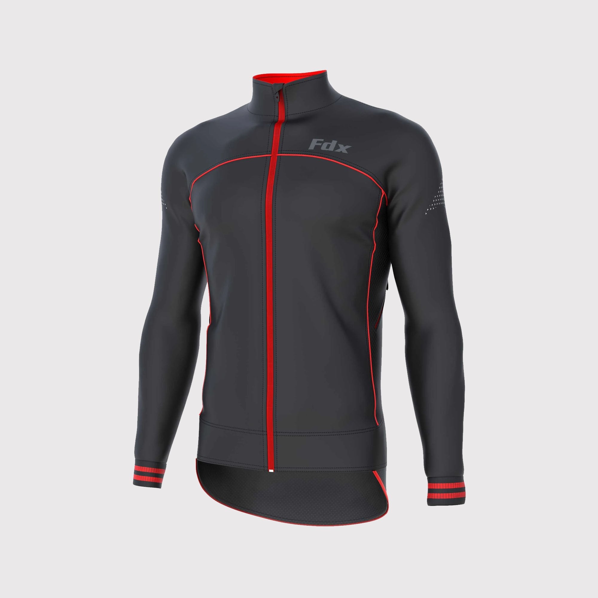 Fdx Apollux Red Men's Windproof Cycling Jacket