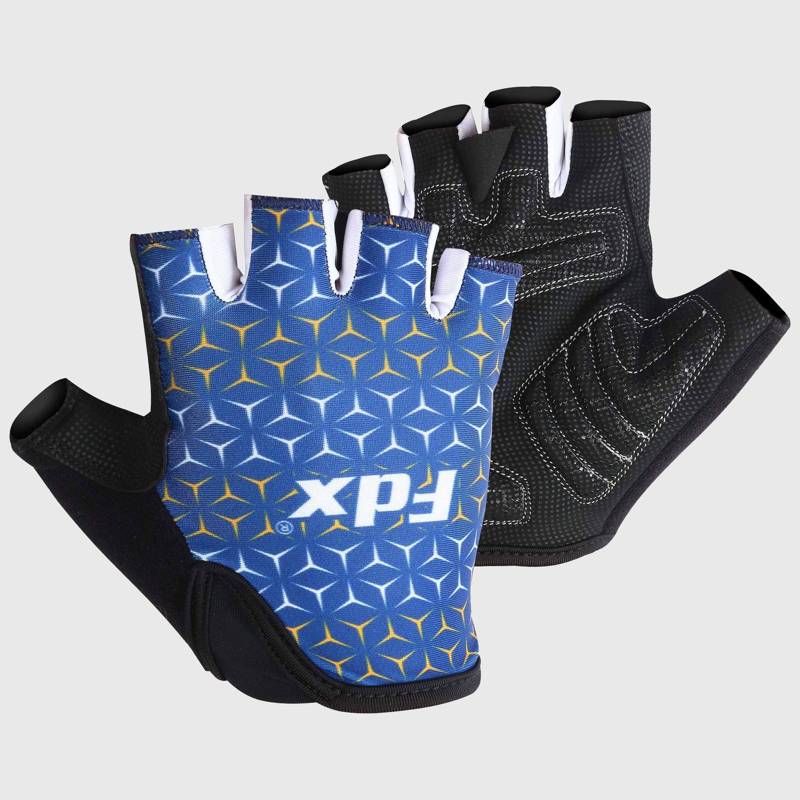 Fdx All Day Padded Short Finger Summer Cycling Gloves Black, Blue, Red &  Green