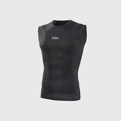 Fdx Aeroform Black Men's Sleeveless Mesh Summer Cycling Top