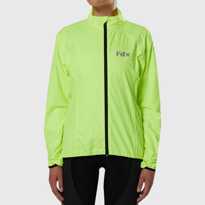 Fdx J20 Yellow Women's Windproof & Waterproof Cycling Jacket