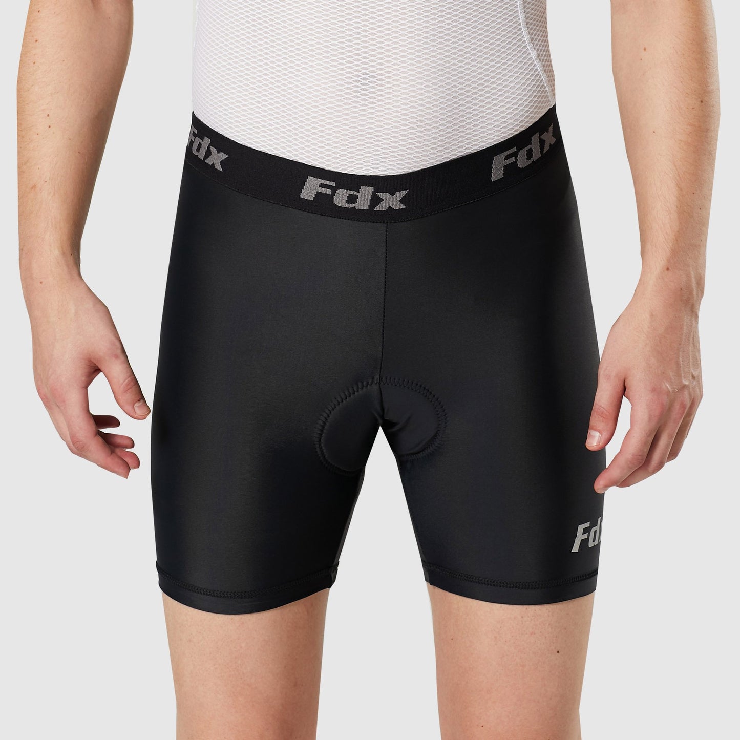 Fdx Black Men's Padded Cycling Undershorts / MTB Liner