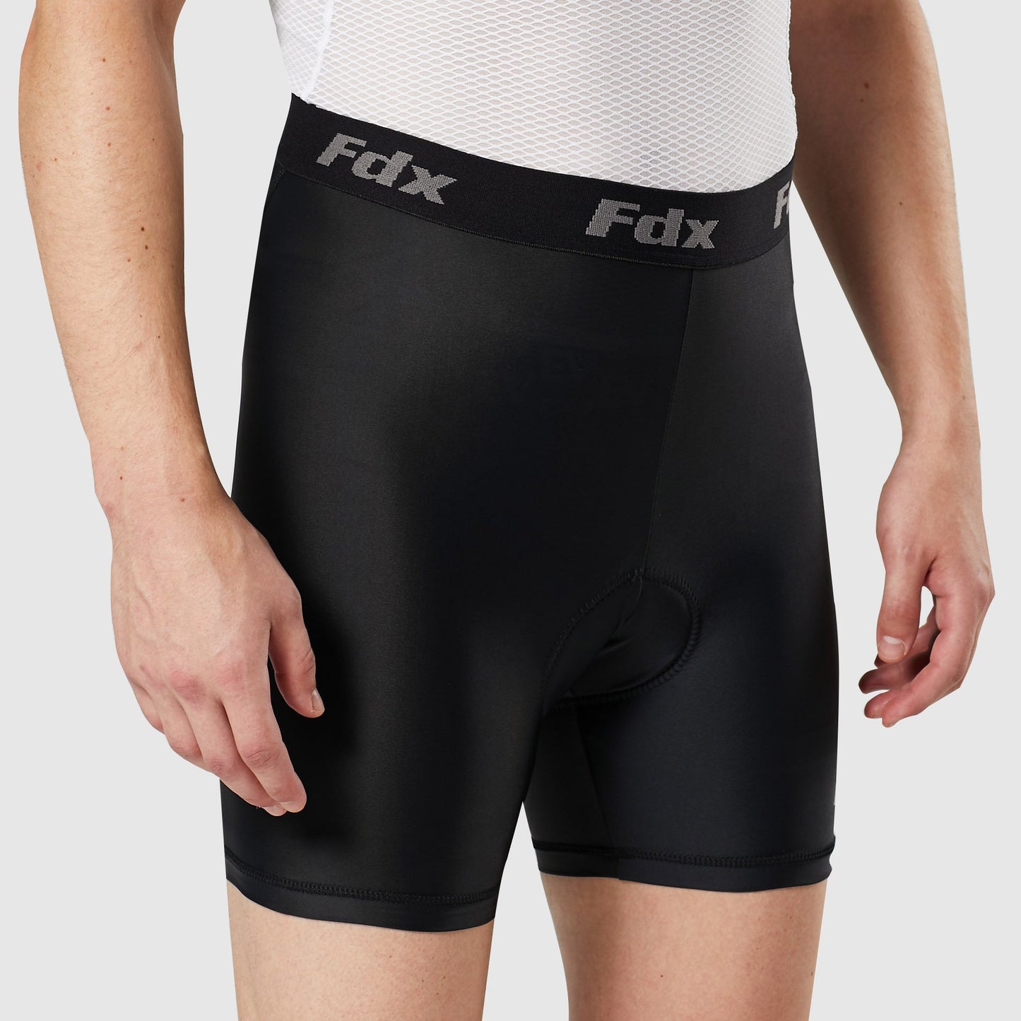 Fdx Black Men's Padded Cycling Undershorts / MTB Liner