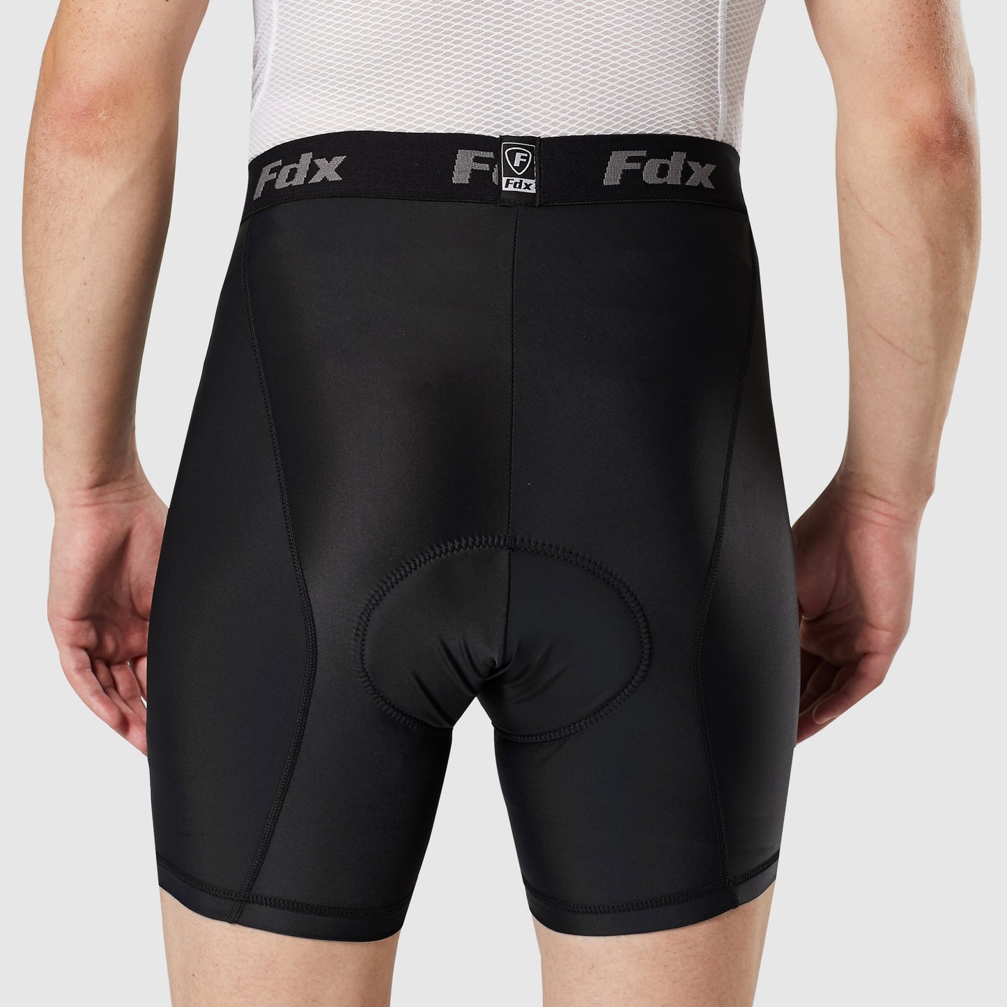 Fdx Black Men's Padded Cycling Undershorts / MTB Liner