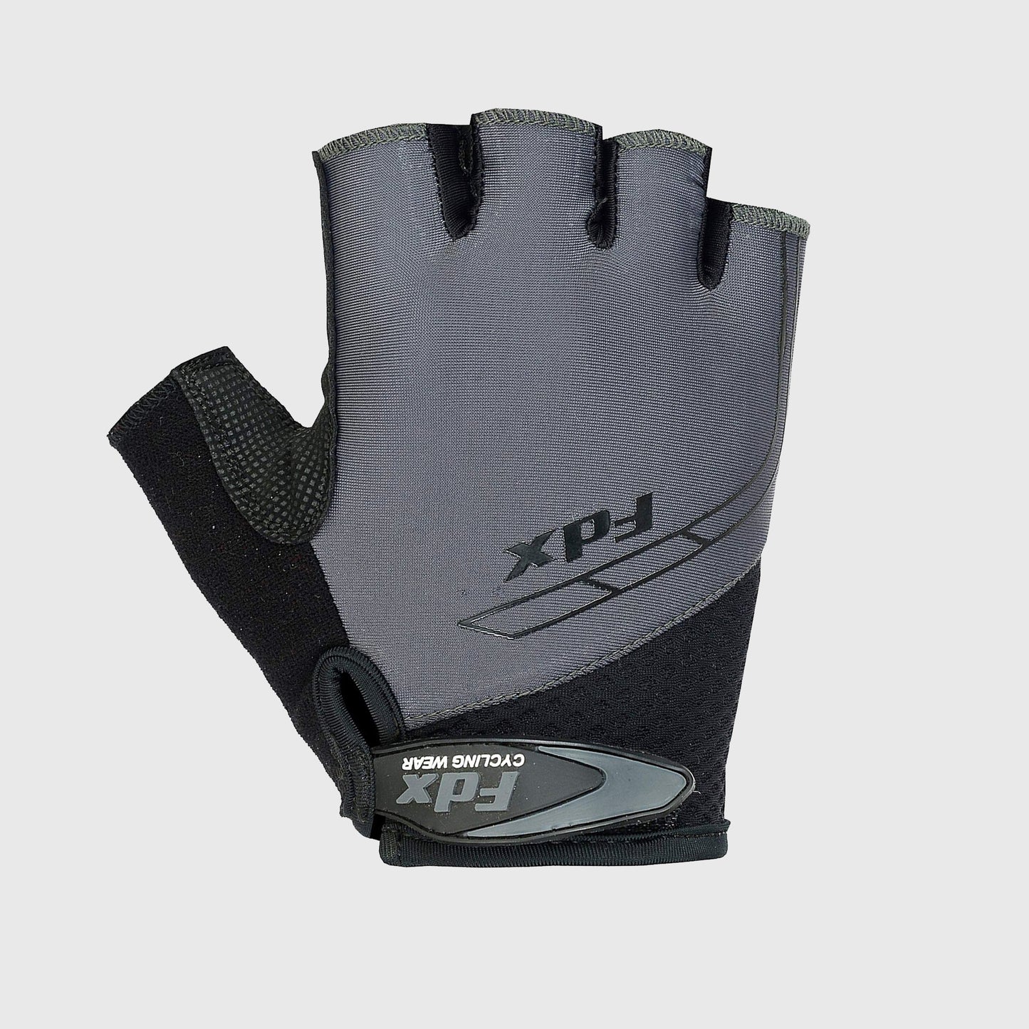 Fdx Apex Grey Short Finger Summer Cycling Gloves