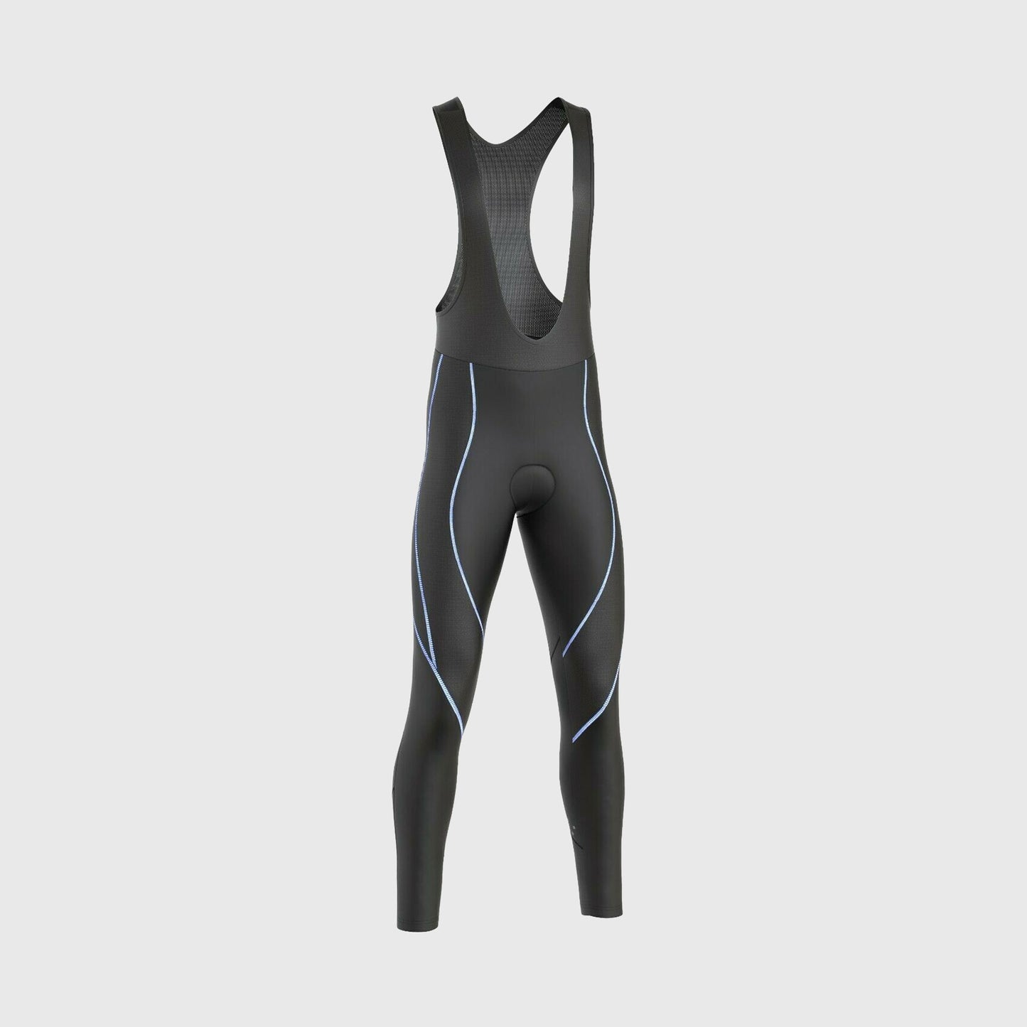 Fdx Divine Blue Women's Thermal Padded Winter Bib Tights