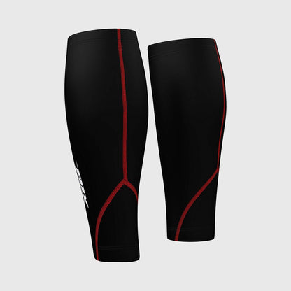 Fdx R8 Black Cycling Calf Guard - Compression Leg Sleeves