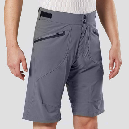 Fdx Nomad Grey Men's MTB Summer Cycling Shorts