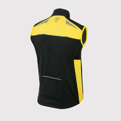 Fdx Dart Yellow Men's Cycling Gilet