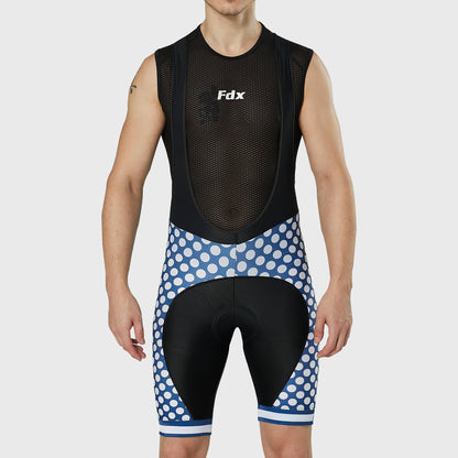 Fdx Equin White Men's Padded Summer Cycling Bib Shorts