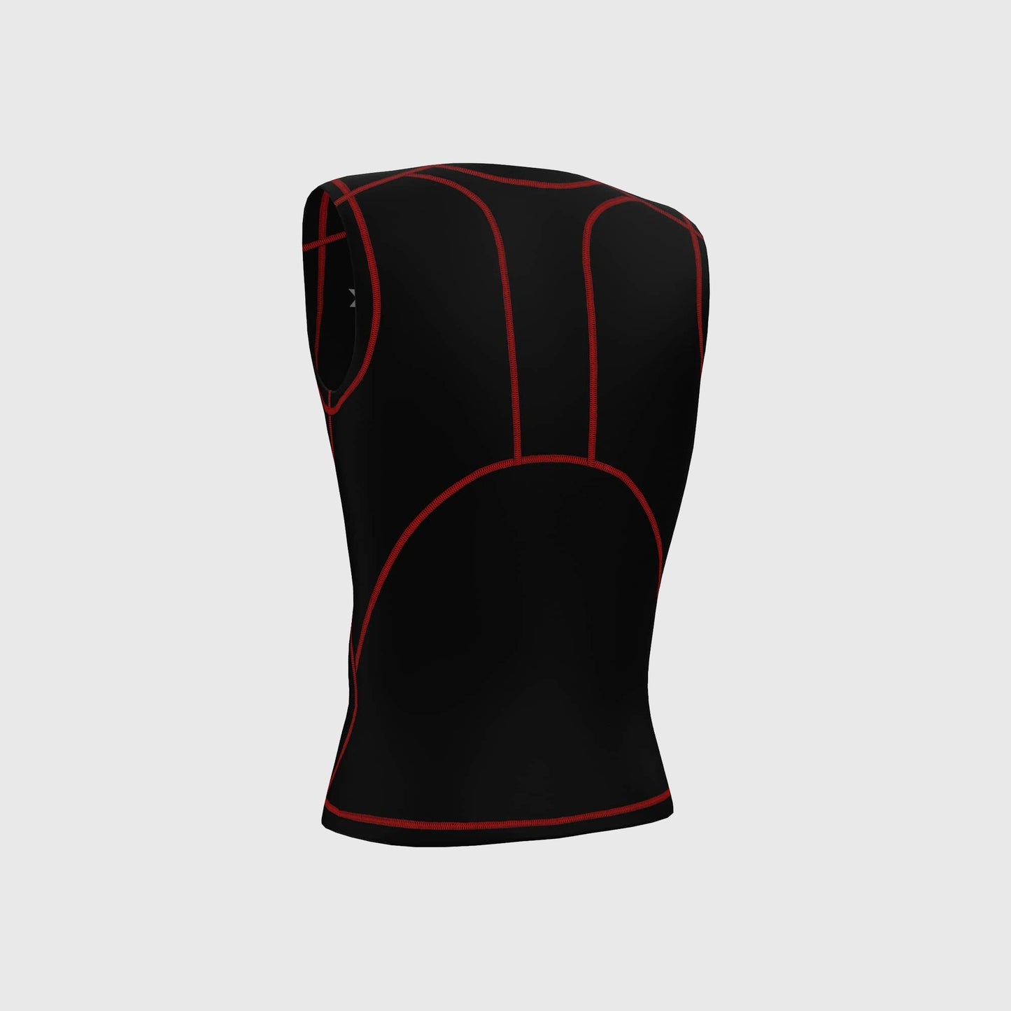 Fdx Luniron Red Men's Sleeveless Summer Base Layer Shirt