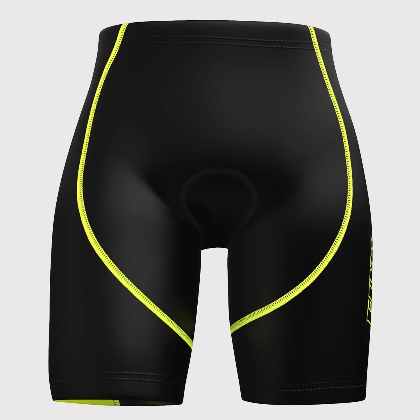 Fdx Ezflow Yellow Men's Anti-Bac Padded Summer Cycling Shorts