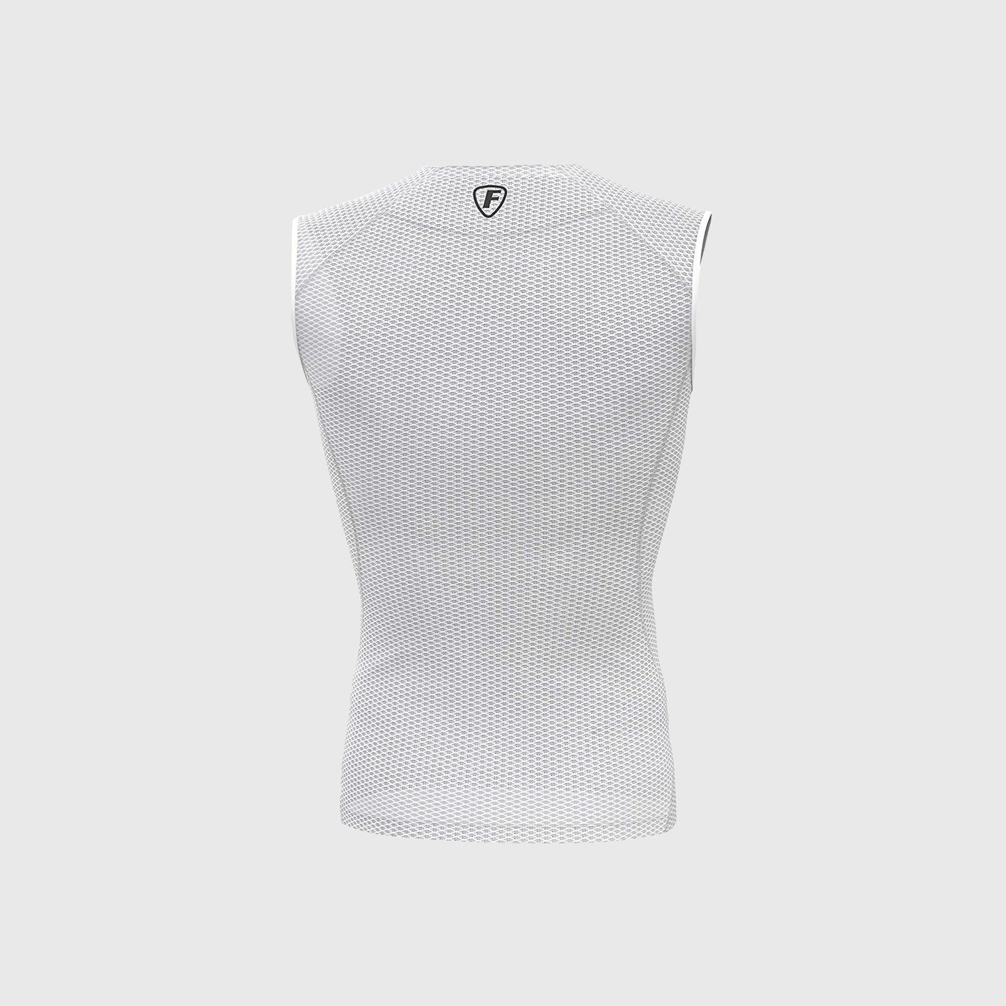 Fdx Aeroform White Men's Sleeveless Mesh Summer Cycling Top