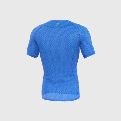 Fdx Aeroform Blue Men's Short Sleeve Mesh Summer Cycling Top