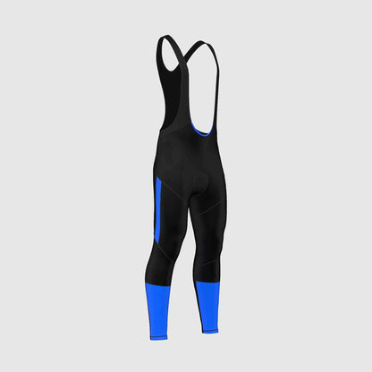 Fdx Adrenaline Men's Blue Thermal Padded Cycling Bib Tights